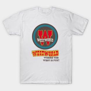 Vintage Westworld Western Village Las Vegas T-Shirt